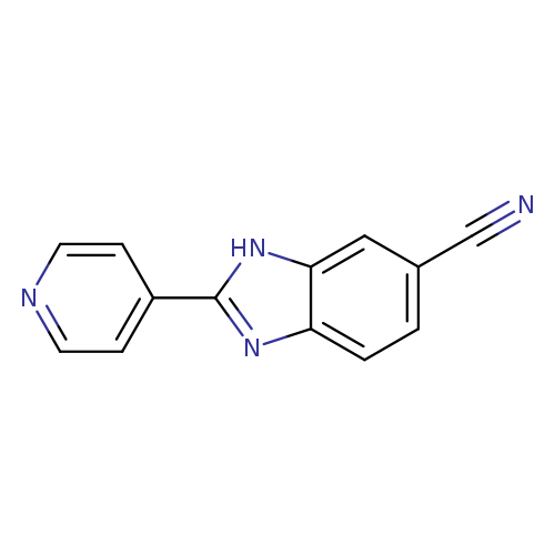 2-(Pyridin-4-yl)-1H-benzo[d]imidazole-6-carbonitrile