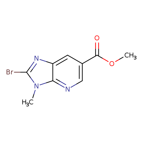 Methyl 2-bromo-3-methyl-3H-imidazo[4,5-b]pyridine-6-carboxylate