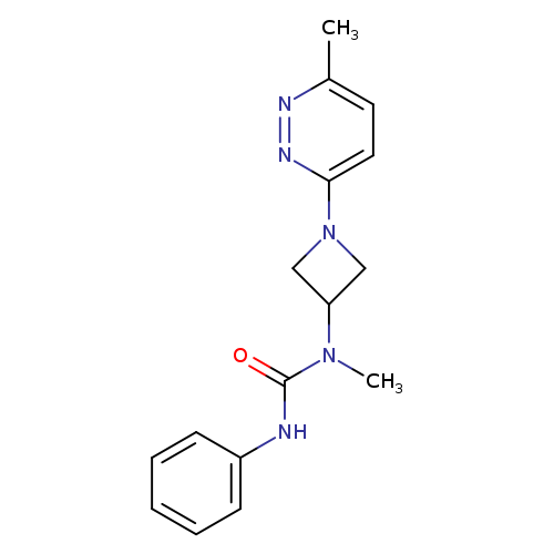 3-methyl-3-[1-(6-methylpyridazin-3-yl)azetidin-3-yl]-1-phenylurea