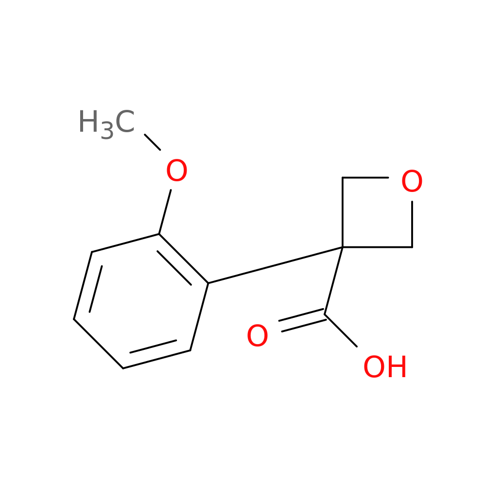 3-(2-methoxyphenyl)oxetane-3-carboxylic acid