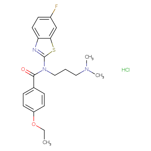 N-[3-(dimethylamino)propyl]-4-ethoxy-N-(6-fluoro-1,3-benzothiazol-2-yl)benzamide hydrochloride