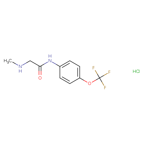 2-(Methylamino)-N-(4-(trifluoromethoxy)phenyl)acetamide hydrochloride
