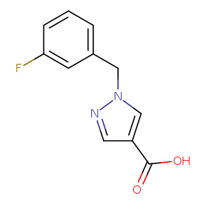 1-(3-Fluorobenzyl)-1H-pyrazole-4-carboxylic acid