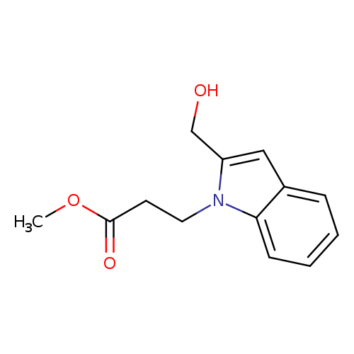 Methyl 3-(2-(hydroxymethyl)-1h-indol-1-yl)propanoate