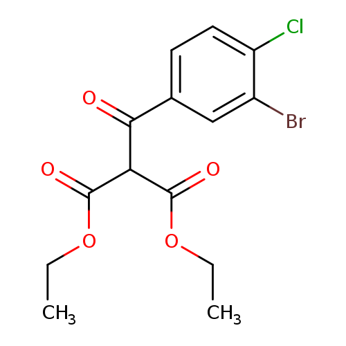 1,3-diethyl 2-(3-bromo-4-chlorobenzoyl)propanedioate
