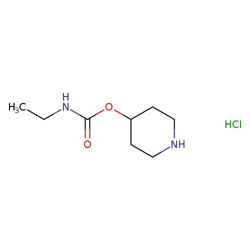 Ethyl-carbamic acid piperidin-4-yl ester hydrochloride
