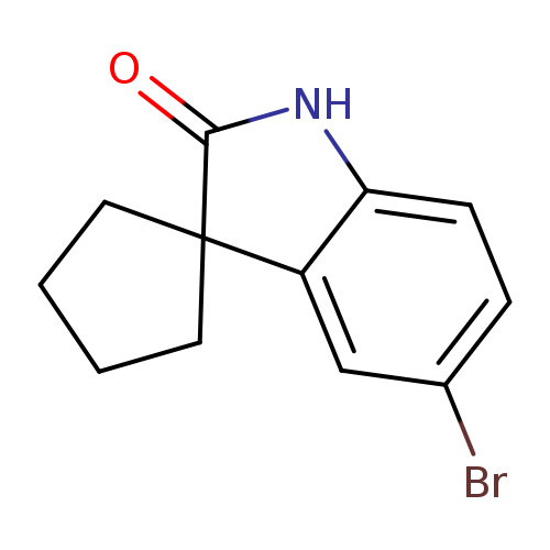 Spiro[cyclopentane-1,3'-[3H]indol]-2'(1'H)-one,5'-bromo-