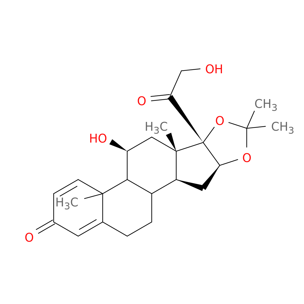 (11β,16α)-11,21-Dihydroxy-16,17-[(1-methylethylidene)bis(oxy)]pregna-1,4-diene-3,20-dione