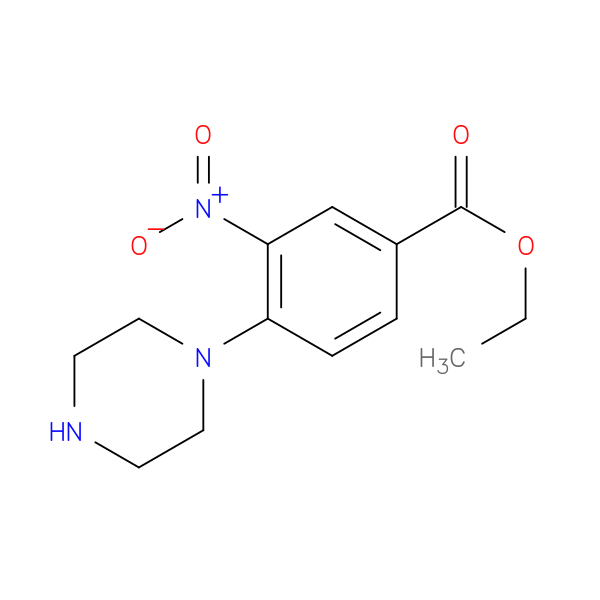 Ethyl 3-nitro-4-piperazin-1-ylbenzoate hydrochloride
