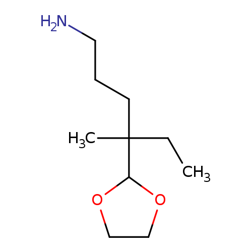 4-(1,3-Dioxolan-2-yl)-4-methylhexan-1-amine