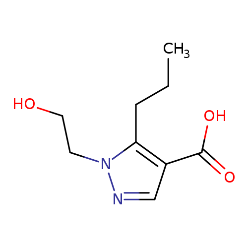 1-(2-Hydroxyethyl)-5-propyl-1H-pyrazole-4-carboxylic acid