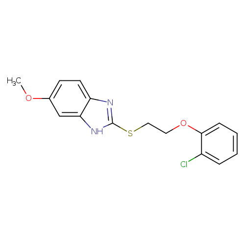 2-((2-(2-Chlorophenoxy)ethyl)thio)-6-methoxy-1H-benzo[d]imidazole