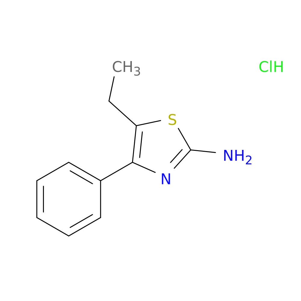 5-ethyl-4-phenyl-1,3-thiazol-2-amine hydrochloride