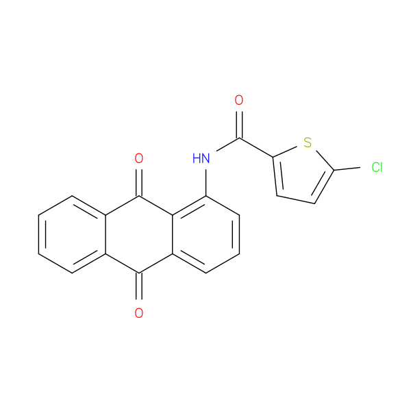 5-chloro-N-(9,10-dioxo-9,10-dihydroanthracen-1-yl)thiophene-2-carboxamide