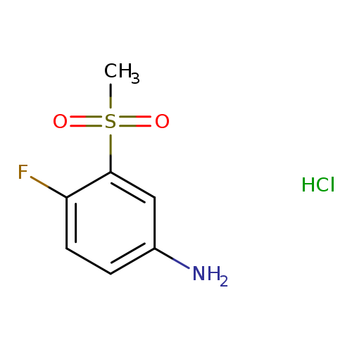 4-fluoro-3-methanesulfonylaniline hydrochloride