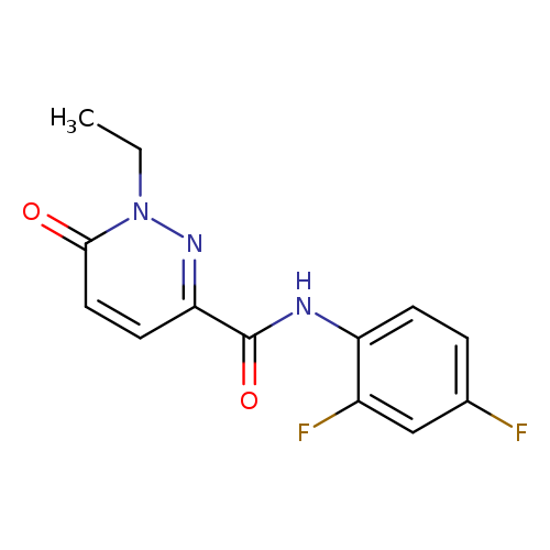 N-(2,4-difluorophenyl)-1-ethyl-6-oxo-1,6-dihydropyridazine-3-carboxamide