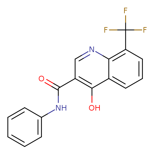 4-hydroxy-N-phenyl-8-(trifluoromethyl)quinoline-3-carboxamide