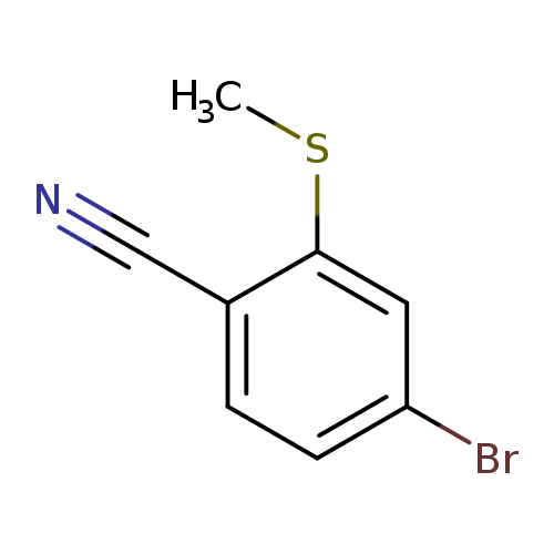 4-bromo-2-(methylsulfanyl)benzonitrile