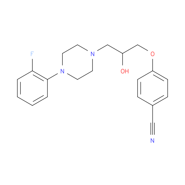 4-{3-[4-(2-fluorophenyl)piperazin-1-yl]-2-hydroxypropoxy}benzonitrile