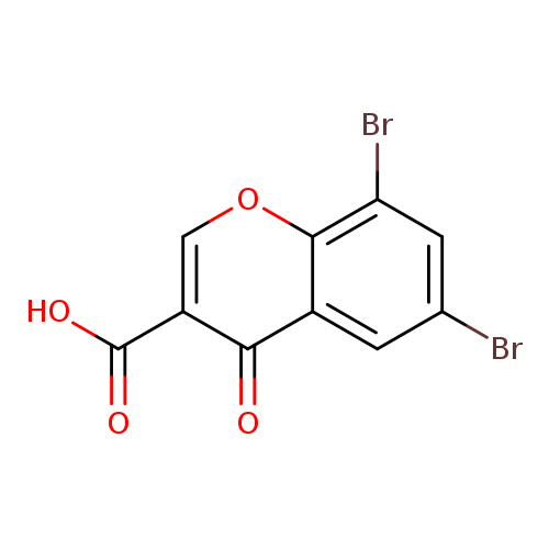 4H-1-Benzopyran-3-carboxylicacid, 6,8-dibromo-4-oxo-
