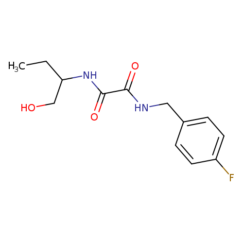 N'-[(4-fluorophenyl)methyl]-N-(1-hydroxybutan-2-yl)ethanediamide