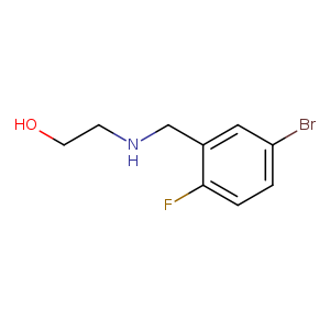 2-{[(5-bromo-2-fluorophenyl)methyl]amino}ethan-1-ol