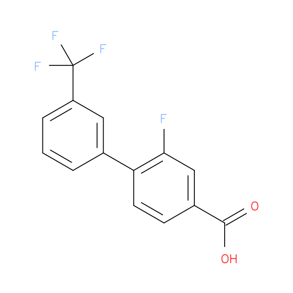 3-Fluoro-4-(3-trifluoromethylphenyl)benzoic acid
