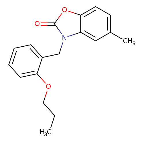 5-methyl-3-[(2-propoxyphenyl)methyl]-2,3-dihydro-1,3-benzoxazol-2-one