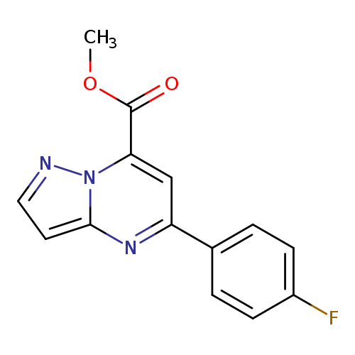 Methyl 5-(4-fluorophenyl)pyrazolo[1,5-a]pyrimidine-7-carboxylate