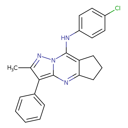 N-(4-chlorophenyl)-11-methyl-10-phenyl-1,8,12-triazatricyclo[7.3.0.0^{3,7}]dodeca-2,7,9,11-tetraen-2-amine