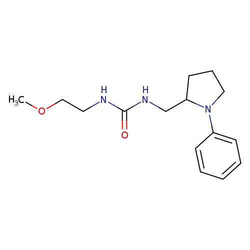 3-(2-methoxyethyl)-1-[(1-phenylpyrrolidin-2-yl)methyl]urea