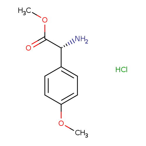 methyl(2R)-2-amino-2-(4-methoxyphenyl)acetatehydrochloride