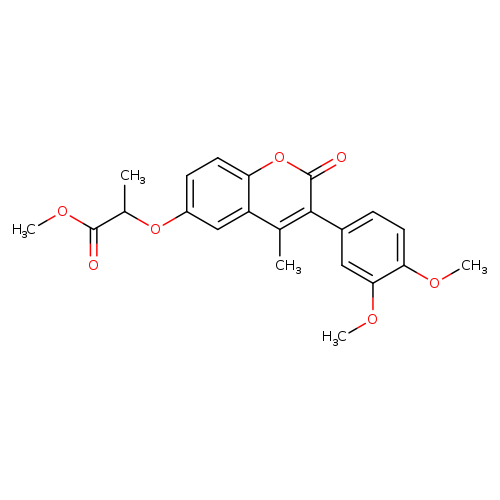methyl 2-{[3-(3,4-dimethoxyphenyl)-4-methyl-2-oxo-2H-chromen-6-yl]oxy}propanoate
