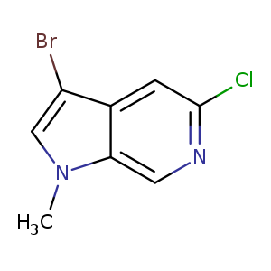 3-bromo-5-chloro-1-methyl-1H-pyrrolo[2,3-c]pyridine