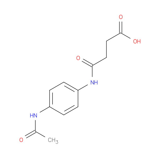 Butanoic acid, 4-[[4-(acetylamino)phenyl]amino]-4-oxo-