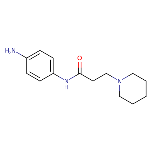 1-Piperidinepropanamide, N-(4-aminophenyl)-