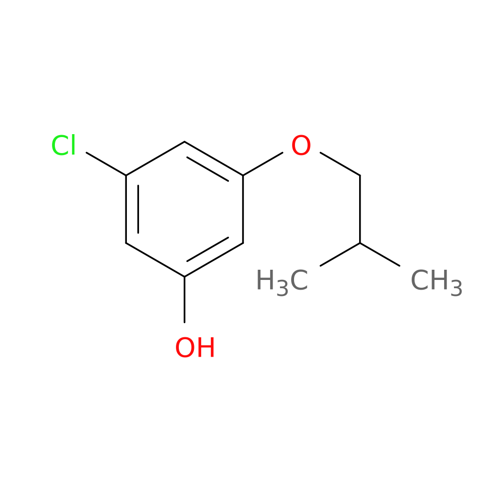 3-chloro-5-(2-methylpropoxy)phenol