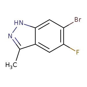 1H-Indazole, 6-bromo-5-fluoro-3-methyl-
