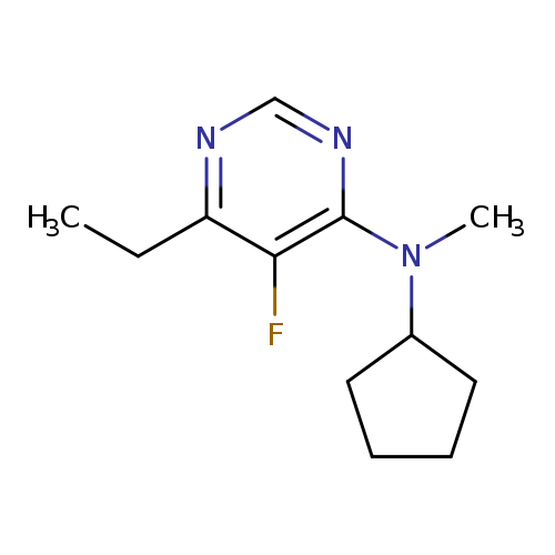 N-cyclopentyl-6-ethyl-5-fluoro-N-methylpyrimidin-4-amine