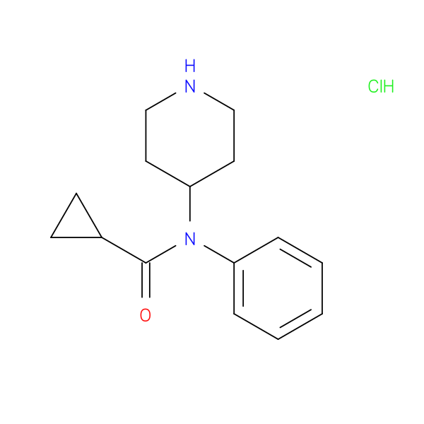 N-phenyl-N-4-piperidinyl-cyclopropanecarboxamide,monohydrochloride