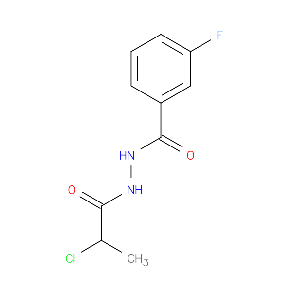N'-(2-chloropropanoyl)-3-fluorobenzohydrazide