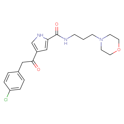 4-[2-(4-chlorophenyl)acetyl]-N-[3-(morpholin-4-yl)propyl]-1H-pyrrole-2-carboxamide