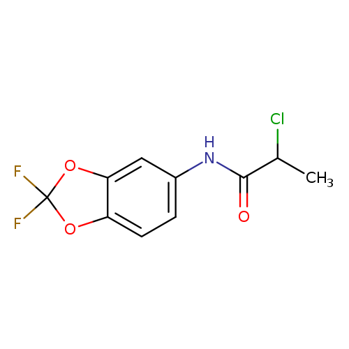 2-chloro-N-(2,2-difluoro-2H-1,3-benzodioxol-5-yl)propanamide