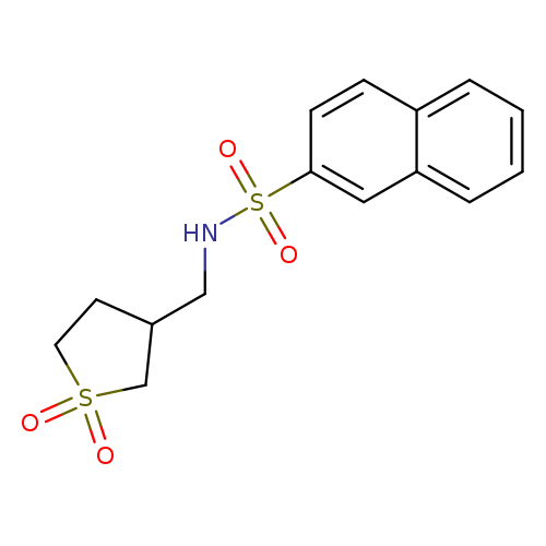 N-[(1,1-dioxo-1lambda6-thiolan-3-yl)methyl]naphthalene-2-sulfonamide