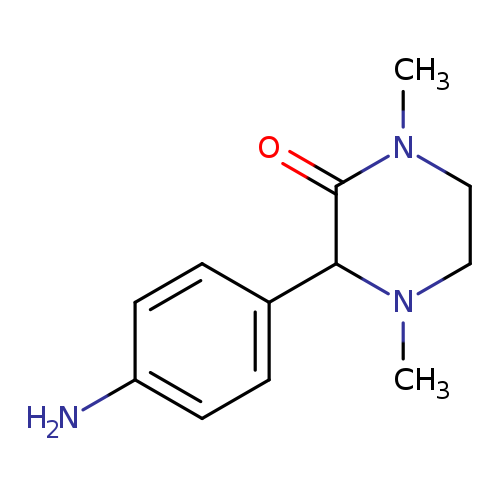 3-(4-Aminophenyl)-1,4-dimethylpiperazin-2-one