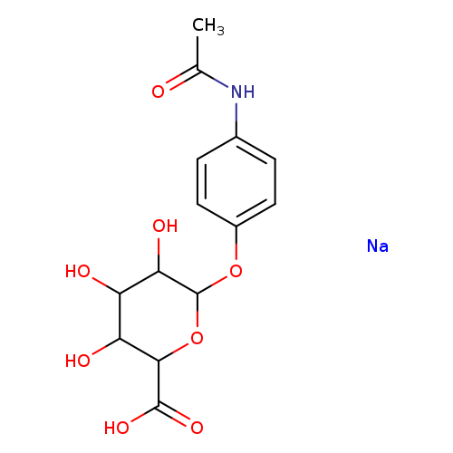 p-Acetamidophenyl β-D-glucuronide sodium salt