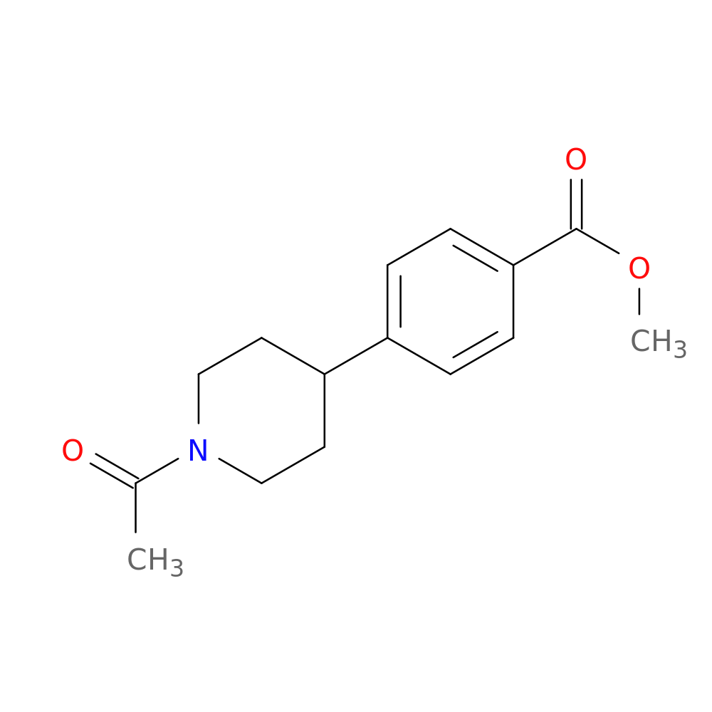 methyl 4-(1-acetylpiperidin-4-yl)benzoate