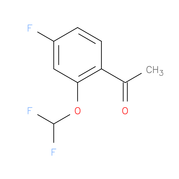 1-(2-(Difluoromethoxy)-4-fluorophenyl)ethan-1-one