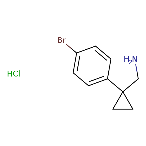 (1-(4-Bromophenyl)cyclopropyl)methanamine hydrochloride