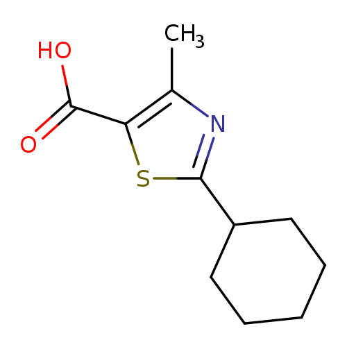 2-cyclohexyl-4-methyl-1,3-thiazole-5-carboxylic acid